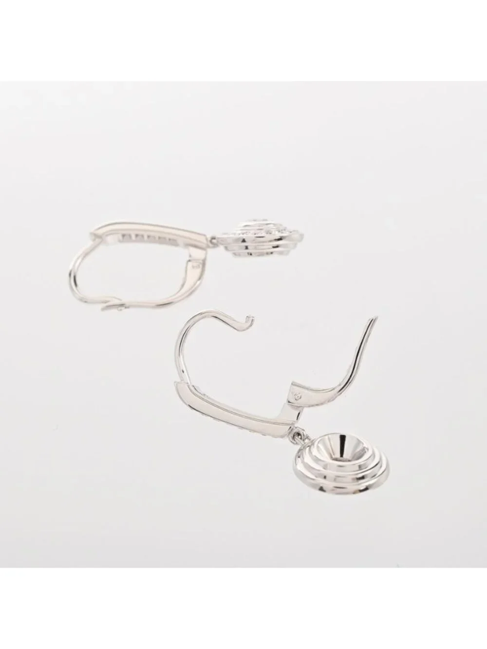 Cartier Earrings Damour White Gold